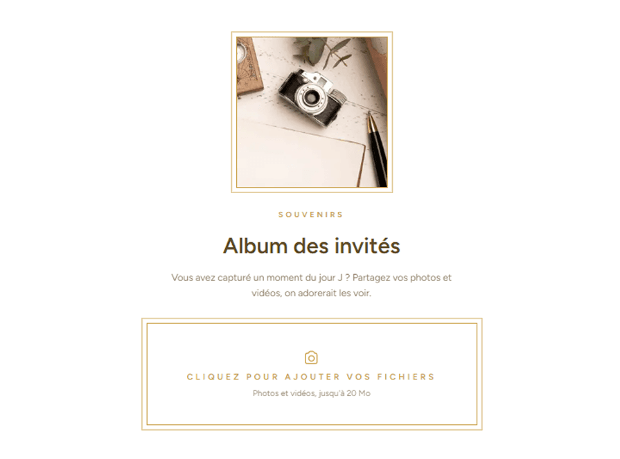 Album des invités — Essentiel