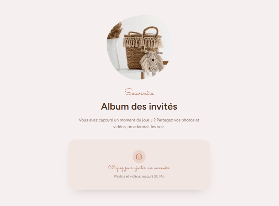 Album des invités — Premium