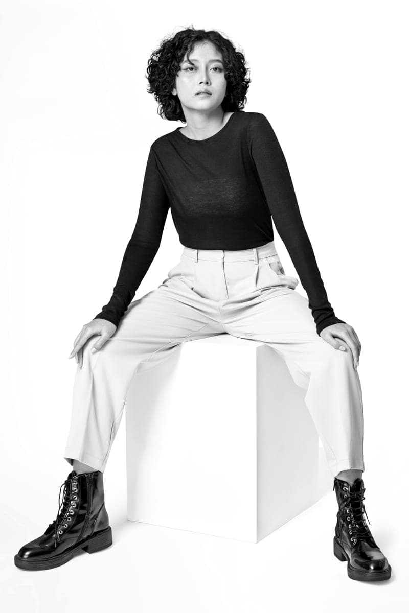 Inspiration tenue — total look graphique