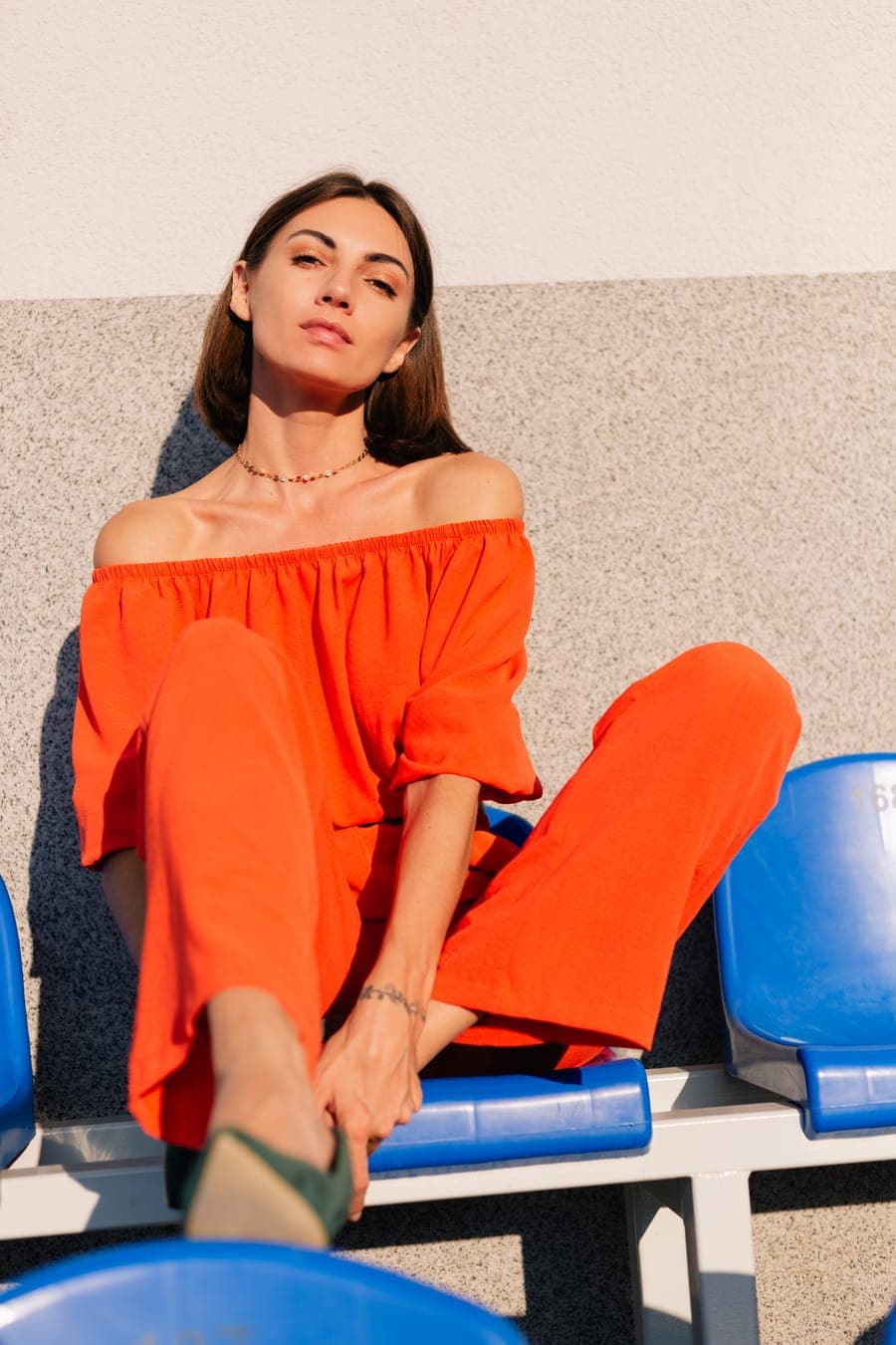 Inspiration tenue — robe orangée