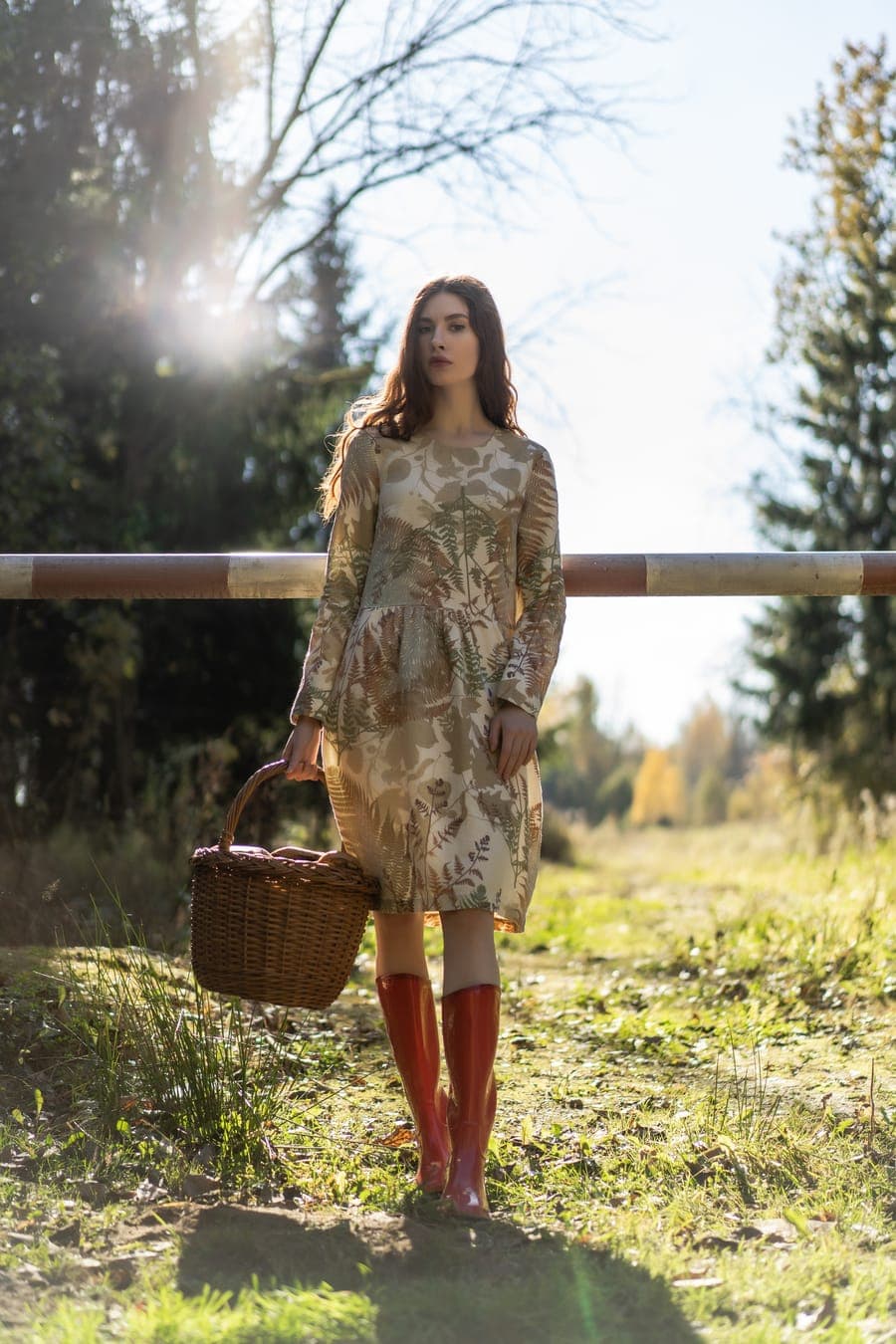 Inspiration tenue — robe lin sauge